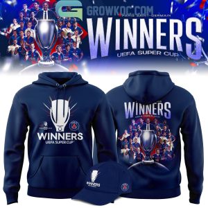 Paris Saint Germain UEFA Super Cup 2025 Winners Hoodie Shirt
