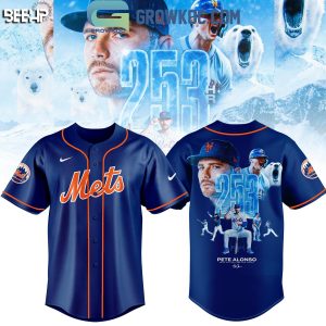 Pete Alonso Hit Home Run 253 Jersey
