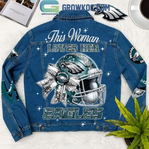 Philadelphia Eagles This Woman Loves Her Denim Jacket