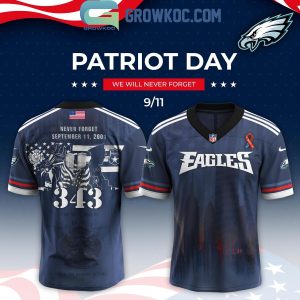 Philadelphia Eagles x Never Forget 9_11 Tribute Football Jersey