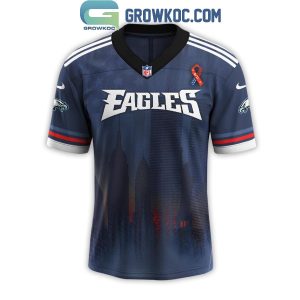 Philadelphia Eagles x Never Forget 9_11 Tribute Football Jersey