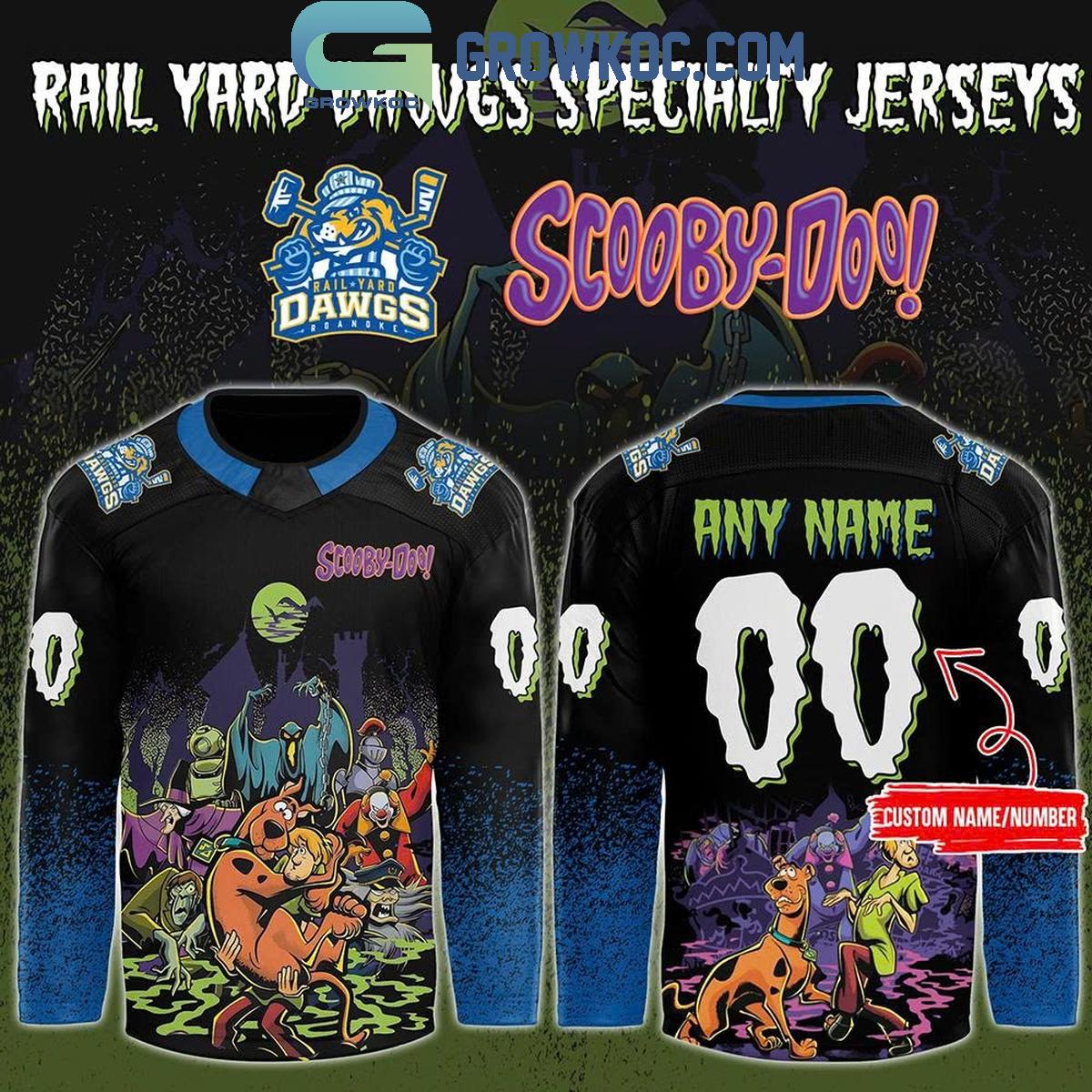 Roanoke Rail Yard Dawgs x Scooby Doo Night 2025 Hockey Jersey Roanoke Rail Yard Dawgs x Scooby Doo Night 2025 Hockey Jersey