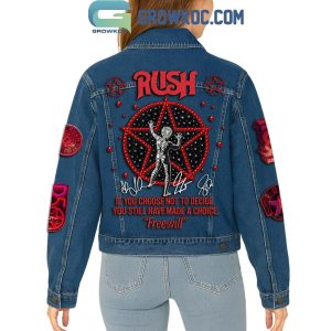 Rush Band 50th Anniversary Denim Jacket