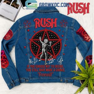 Rush Band 50th Anniversary Denim Jacket
