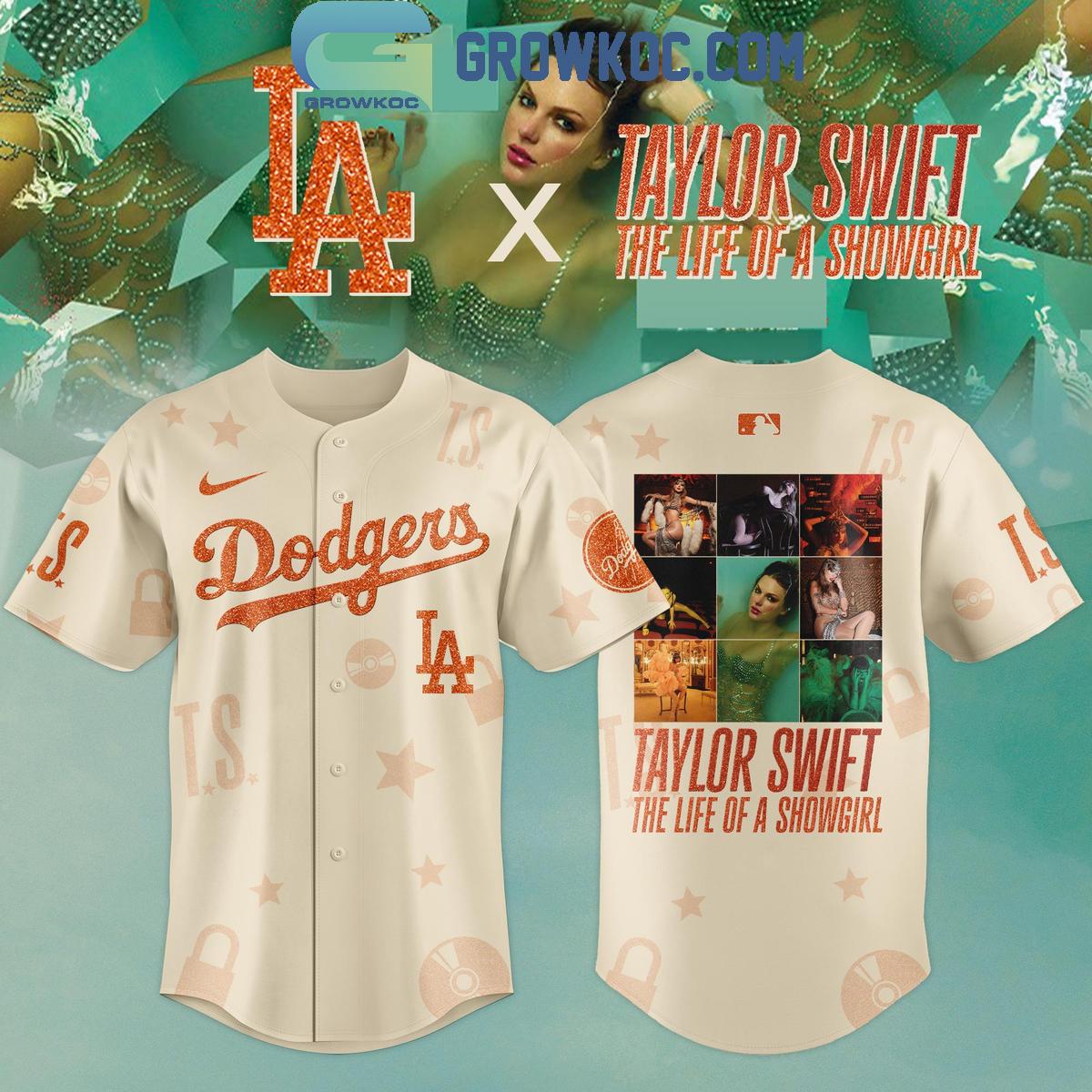 Taylor Swift Album 12th The Life Of A Showgirl Baseball Jersey Taylor Swift Album 12th The Life Of A Showgirl Baseball Jersey