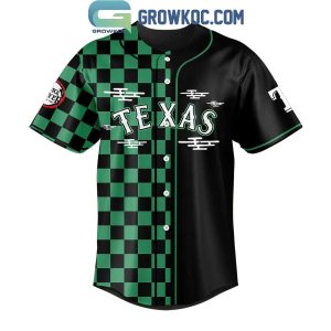 Texas Rangers Tanjiro 25 Demon Slayer Night Jersey