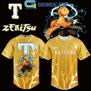 Texas Rangers Zenitsu Slayer 2025 Jersey