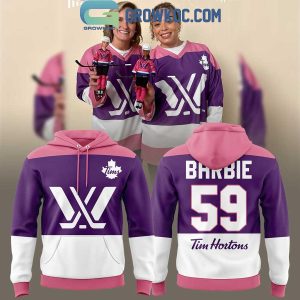 Tim Hortons x PWHL Barbie Hoodie Shirt