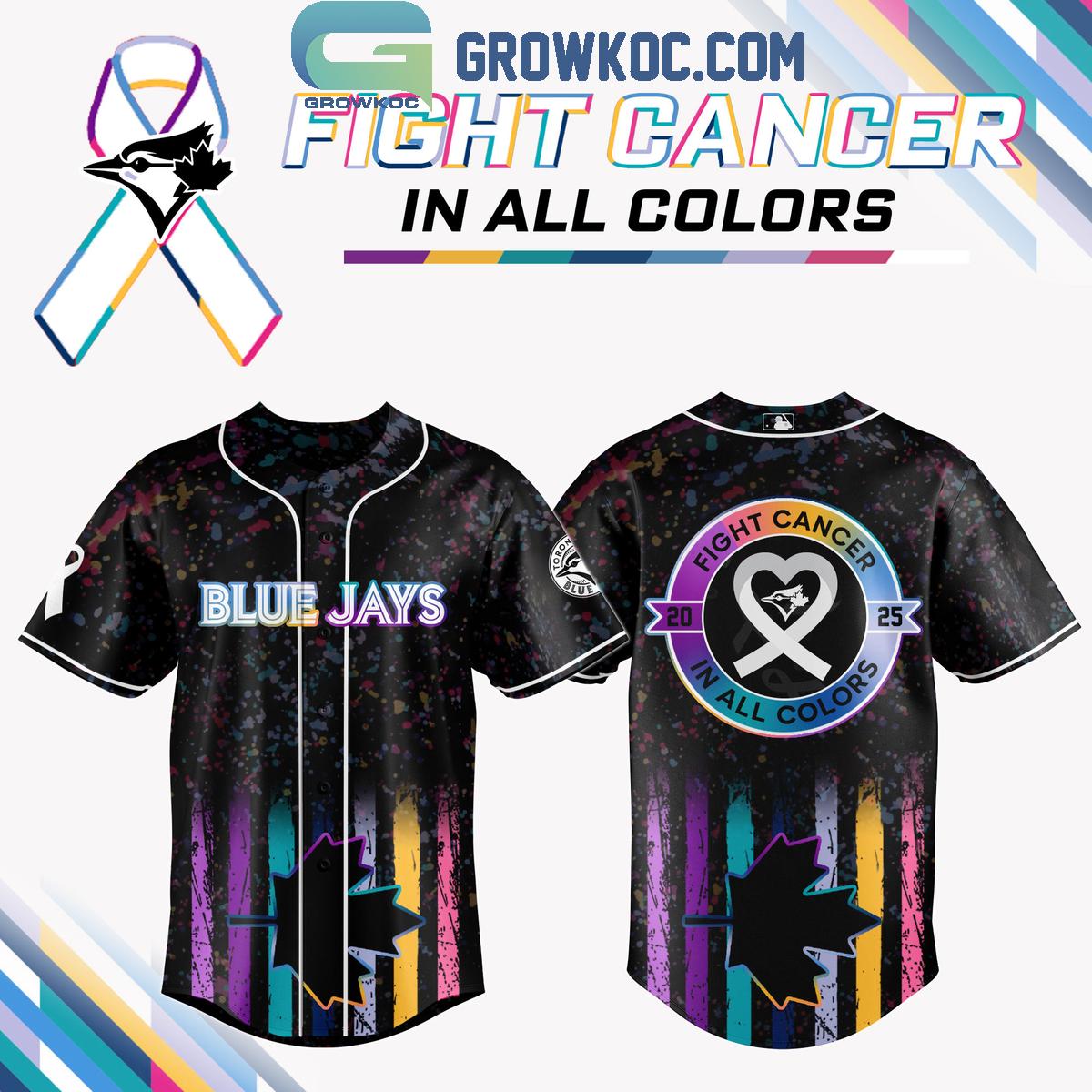 Toronto Blue Jays Fight Cancer In All Color Jersey Toronto Blue Jays Fight Cancer In All Color Jersey