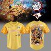 Texas Rangers x Agatsuma Zenitsu Demon Slayer Infinity Catsle 2025 Jersey