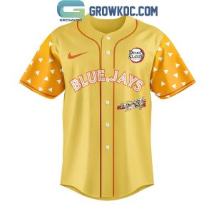 Toronto Blue Jays x Agatsuma Zenitsu Demon Slayer Infinity Catsle 2025 Jersey