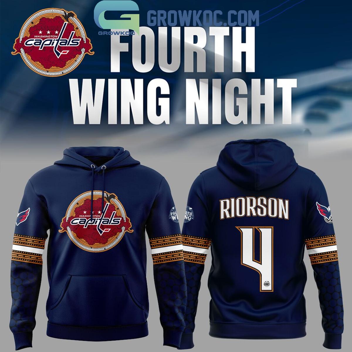 Washington Capitals Mix Fourth Wing Night Hoodie Shirt Washington Capitals Mix Fourth Wing Night Hoodie Shirt