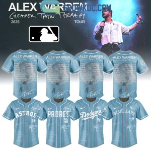 All Team MLB x Alex Warren Tour Blue 2025 Jersey