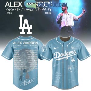 All Team MLB x Alex Warren Tour Blue 2025 Jersey