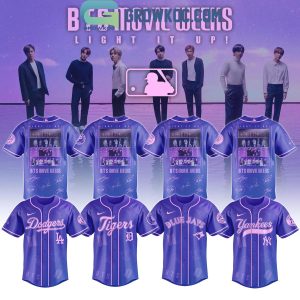 All Team MLB x BTS Movie Week Light It Up Jersey All Team MLB x BTS Movie Week Light It Up Jersey