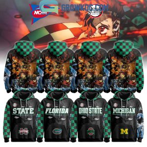 All Team NCAA x Demon Slayer Infinity Castle Hoodie Shirt
