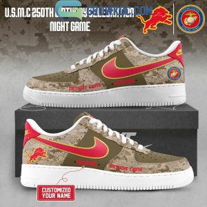 All Team NFL Celebration US Marine Corps 250th Birthday Night Game Air Force 1 Shoes
