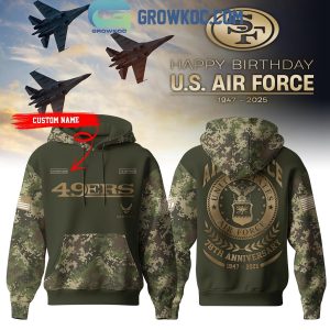 All Team NFL Happy Birthday US Air Force 78th Anniversary Hoodie Shirt