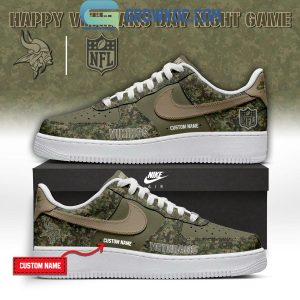 All Team NFL Happy Veteran Day Night Game Air Force 1 Shoes