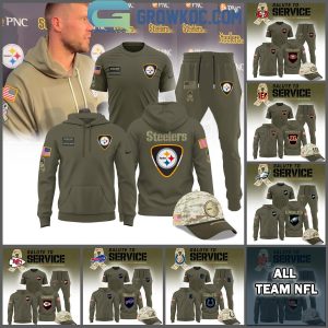 All Team NFL Salute To Service 2025 Hoodie Joggers Cap