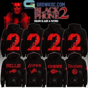All Team NFL x Black Phone 2 Death Is Just A Word Hoodie Shirt