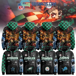 All Team NFL x Demon Slayer Infinity Castle 2025 Hoodie Shirt