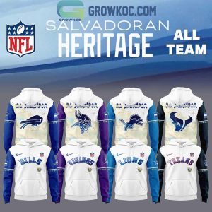 All Team NFL x El Salvador Heritage Hoodie Shirt