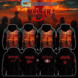 All Team NFL x Stranger Things 5 Last Season 2025 Hoodie Shirt