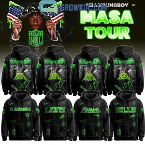 All Team NFL x Young Boy Masa Tour 2025 Hoodie Shirt