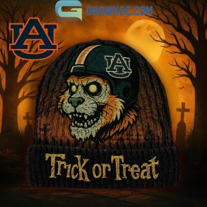 Auburn Tigers Trick Or Treat Halloween Beanie Hat