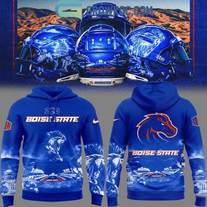 Boise State Broncos In The Blue Hoodie Shirt