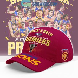 Brisbane Lions Back 2 Back Premiers 2025 Cap