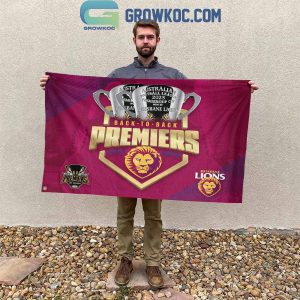 Brisbane Lions Premiers 2025 House Garden Flag