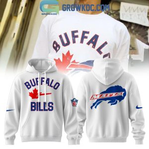 Buffalo Bills x Toronto Maple Leafs Peace White Hoodie Shirt