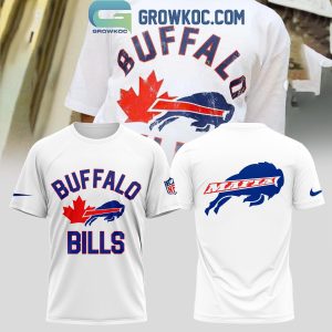 Buffalo Bills x Toronto Maple Leafs Peace White Hoodie Shirt