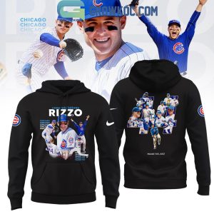 Chicago Cubs Congratulations Anthony Rizzo Retirement Thank You Memories Hoodie Shirt