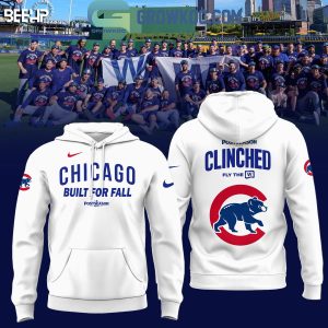 Chicago Cubs Postseason Clinched Built For Fall 2025 Hoodie Shirt