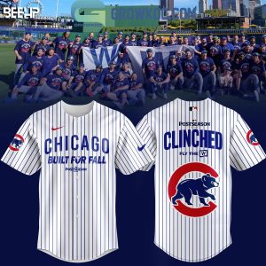 Chicago Cubs Postseason Clinched Built For Fall 2025 Jersey