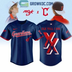 Cleveland Guardians x Machine Gun Kelly Cle Till I Die Navy Jersey