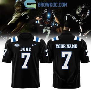 Duke Blue Devils Uniform Black Football Jersey