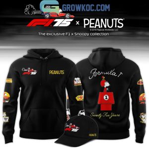 F1 x Peanuts 75 Years Snoopy Racing Hoodie Shirt