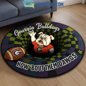 Georgia Bulldogs How About Them Dawgs Hole In The Floor Rug