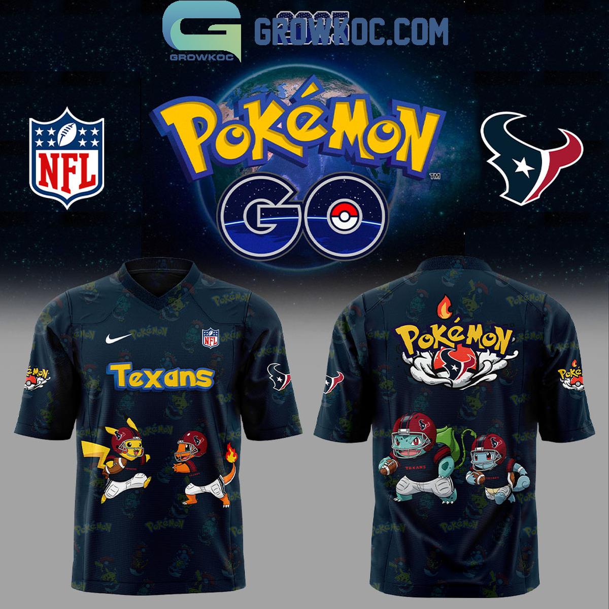 Houston Texans x Pokemon Go 2025 Football Jersey Houston Texans x Pokemon Go 2025 Football Jersey