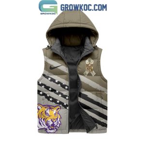 LSU Tigers Salute To Service Sleeveless Puffer Jacket