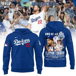 Los Angeles Dodgers End Of An Era Clayton Kershaw 2025 Hoodie Shirt