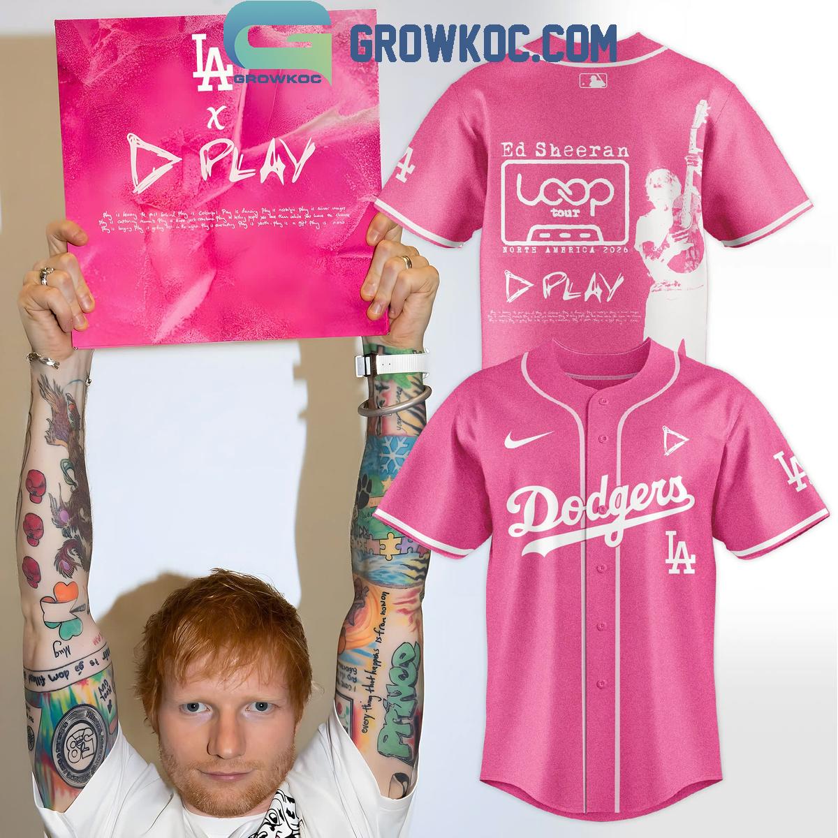 Los Angeles Dodgers x Ed Sheeran Bring Loop Tour Jersey Los Angeles Dodgers x Ed Sheeran Bring Loop Tour Jersey