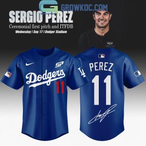 Los Angeles Dodgers x Sergio Perez Jersey