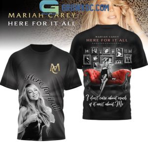 Mariah Carey Here For It All Black Shirt