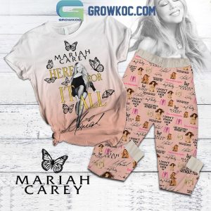 Mariah Carey Here For It All Fleece Pajamas Set