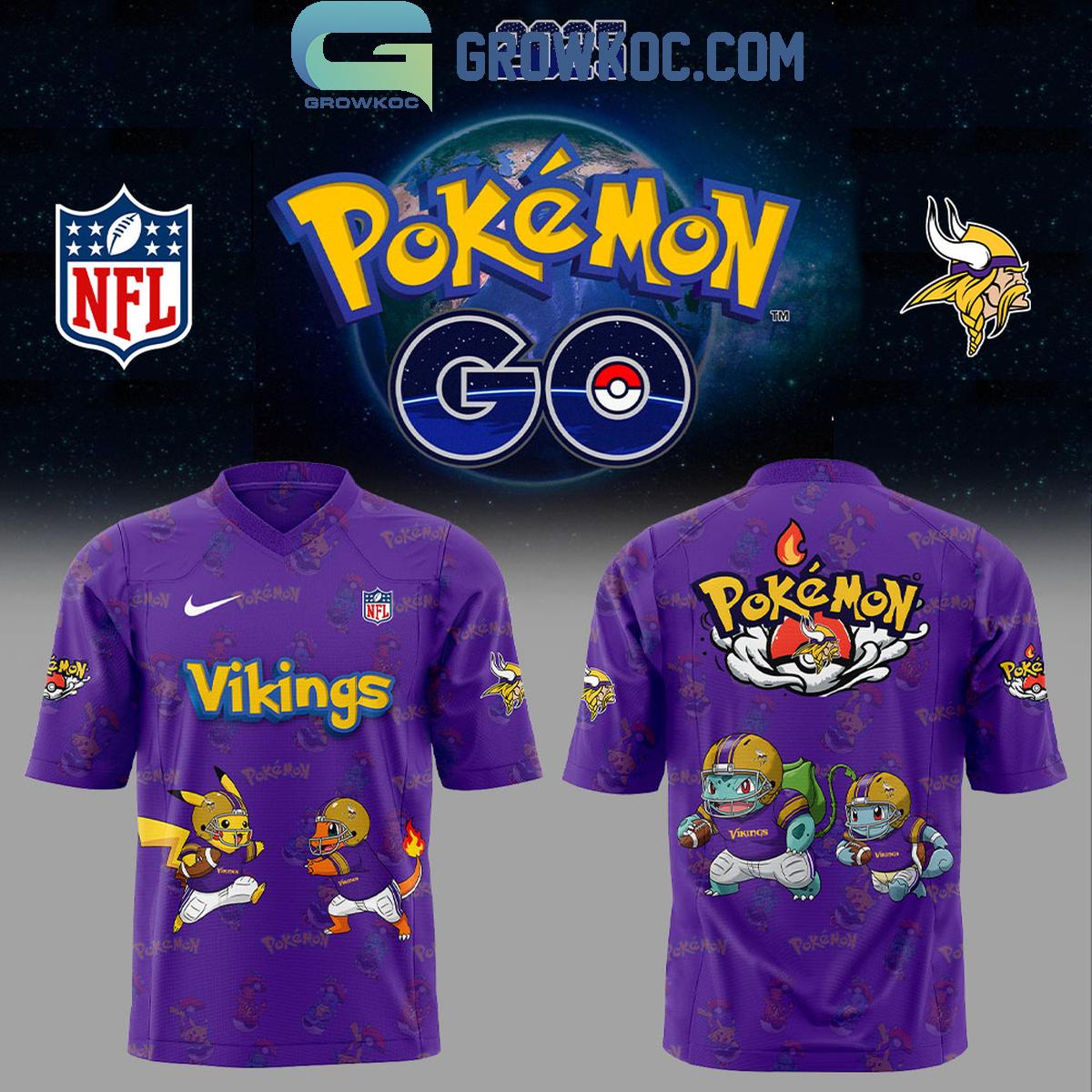 Minnesota Vikings x Pokemon Go 2025 Football Jersey Minnesota Vikings x Pokemon Go 2025 Football Jersey